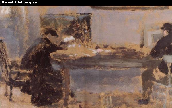 Edouard Vuillard Detail of In a Room